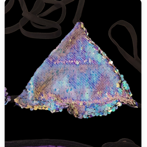 FISH SCALE PASTEL RAINBOW TINY BIKINI 👙 - Picture 4 of 9